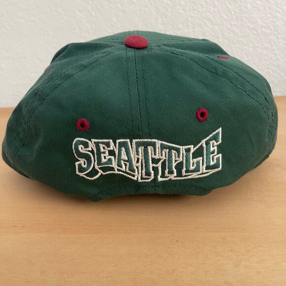 Seattle Supersonics G-Cap The Wave Vintage 90s snapback hat RARE cap - Picture 2 of 9